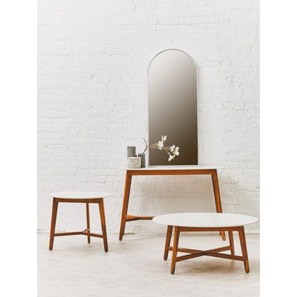 Myan White Marble Coffee Table