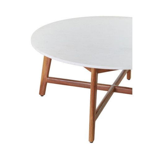 Myan White Marble Coffee Table