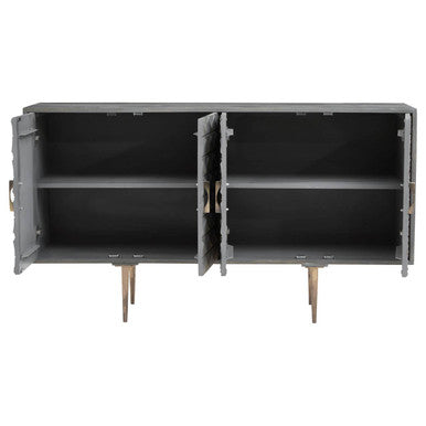 4 Door Mango Wood Sideboard | Siro – detail