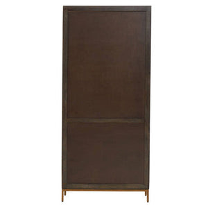 Patna Grey Finish Mango Wood Tall Cabinet – dimensions