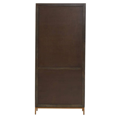 Patna Grey Finish Mango Wood Tall Cabinet – dimensions