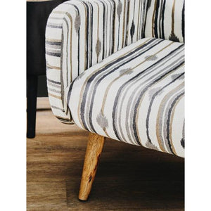 Cefena Armchair With Straight Arms