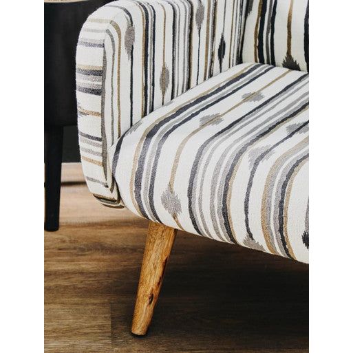Cefena Armchair With Straight Arms