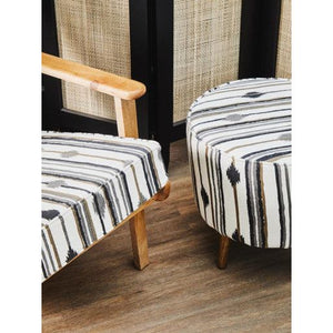 Cefena Armchair With Angular Arms