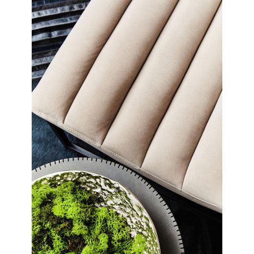 Vogue Ivory Velvet Lounge Chair