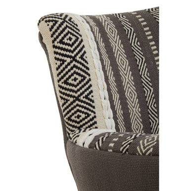 Cefena Grey And White Chair