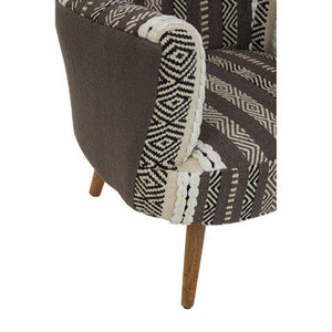 Cefena Grey And White Chair