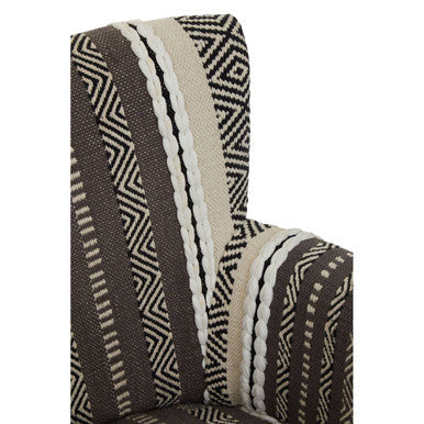 Cefena Grey And White Chair