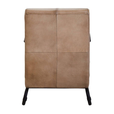 Buffalo Grey Leather Armchair
