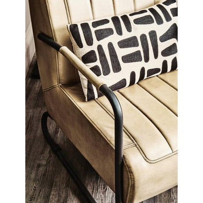 Buffalo Grey Leather Armchair