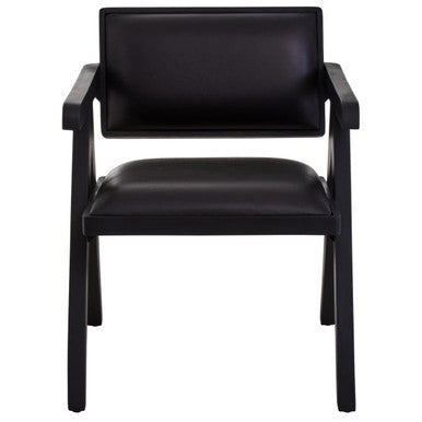 Buffalo Black Leather Armchair