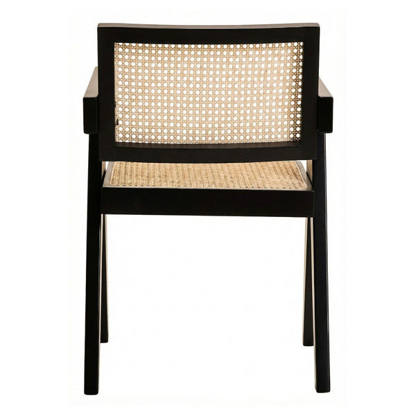 Cebu Natural Cane and Black Beech Wood Dining Chair