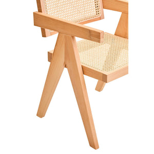 Cebu Natural Cane and Beech Wood Dining Chair