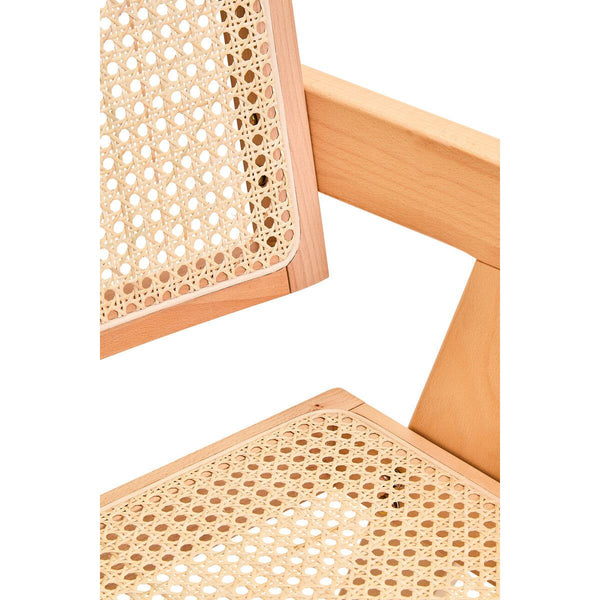 Cebu Natural Cane and Beech Wood Dining Chair