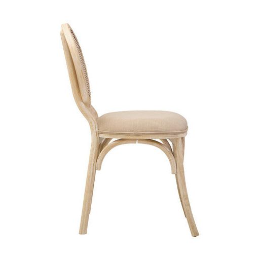 Cebu White Wash Elm Wood Dining Chair