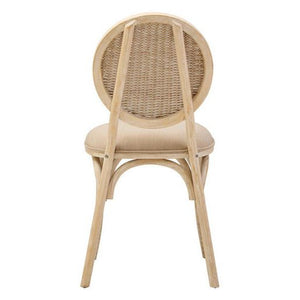 Cebu White Wash Elm Wood Dining Chair