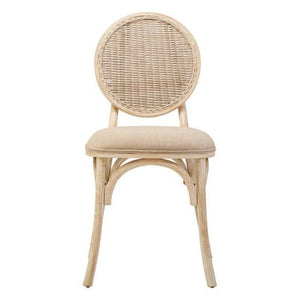 Cebu White Wash Elm Wood Dining Chair
