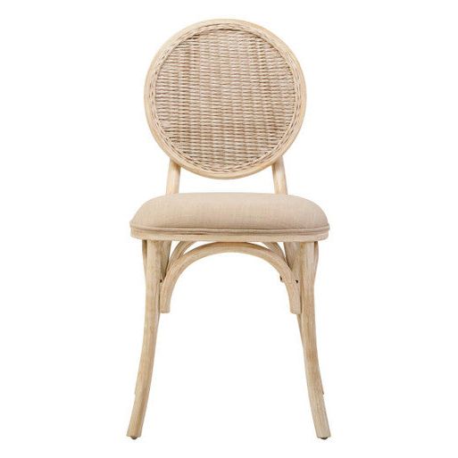 Cebu White Wash Elm Wood Dining Chair