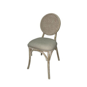 Cebu White Wash Elm Wood Dining Chair