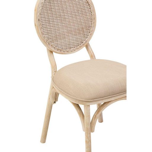 Cebu White Wash Elm Wood Dining Chair