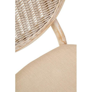 Cebu White Wash Elm Wood Dining Chair