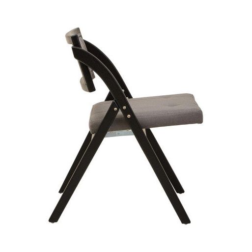 Cebu Grey and Black Elm Wood Folding Chair