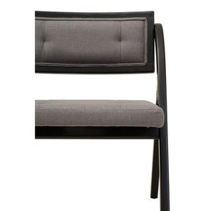 Cebu Grey and Black Elm Wood Folding Chair