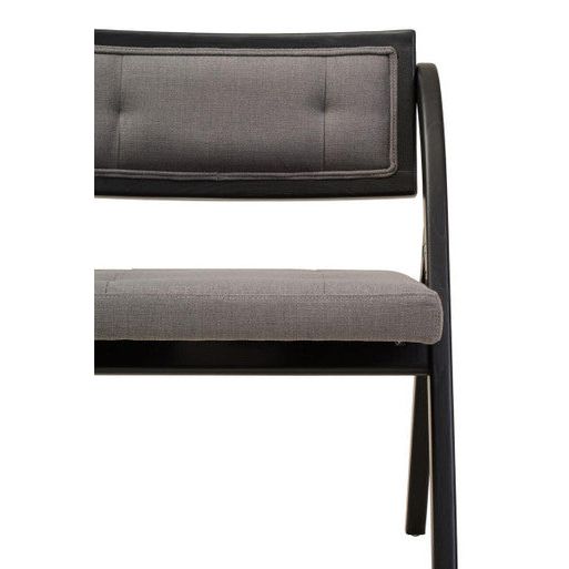 Cebu Grey and Black Elm Wood Folding Chair