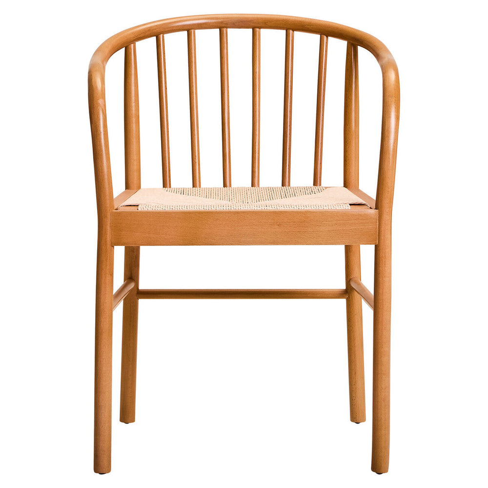 Cebu Natural Woven Rope and Beech Wood Chair