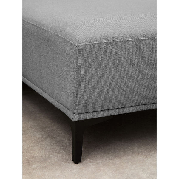 Toulon 3 Seat Grey Fabric Right Chaise Sofa