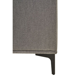 Toulon 3 Seat Grey Fabric Right Chaise Sofa