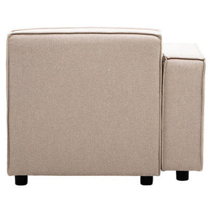 Toulouse Natural Fabric Left Arm Modular Sofa – dimensions