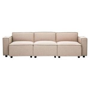 Toulouse Natural Fabric Right Arm Sofa