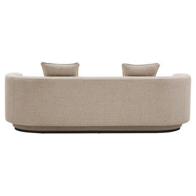 Oratino Ivory Linen Fabric 3 Seater Sofa