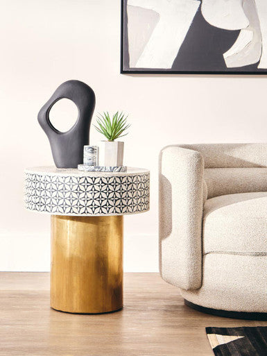 Oratino Ivory Linen 3 Seater Curved Sofa – angle view