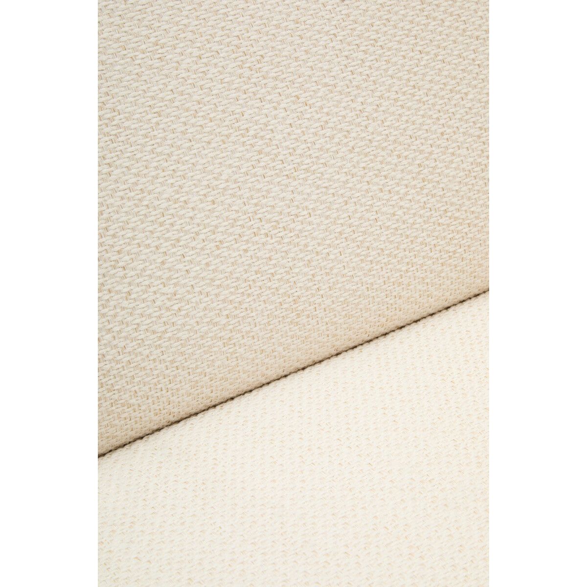 Ozzano Cream Linen Fabric 3 Seater Sofa