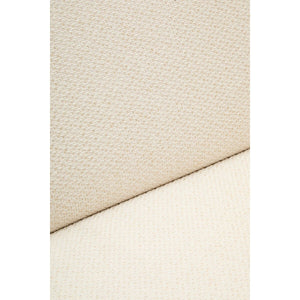 Ozzano Cream Linen Fabric 3 Seater Sofa