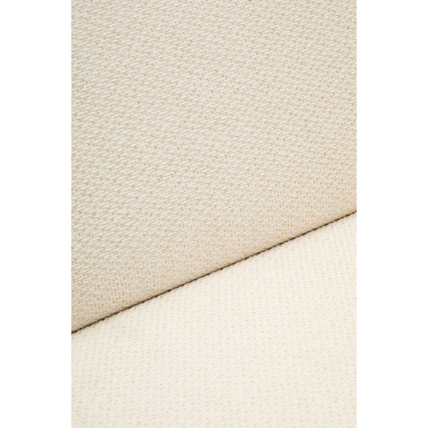 Ozzano Cream Linen Fabric 3 Seater Sofa