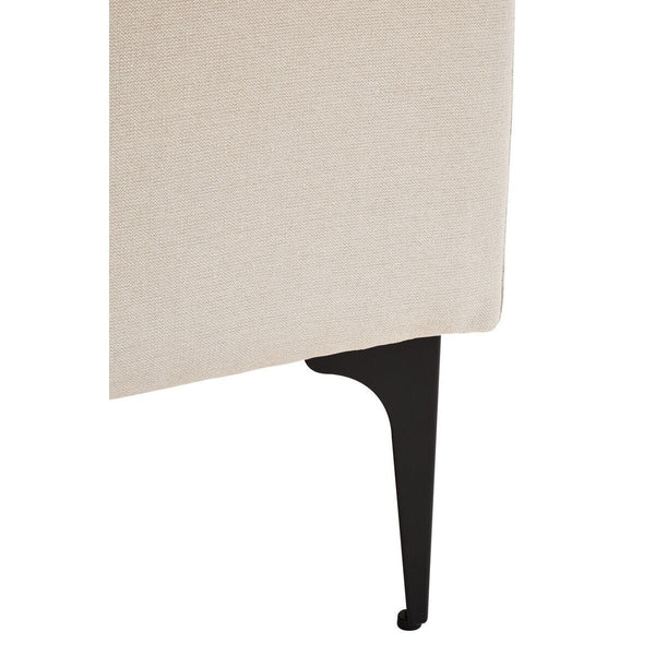 Troyes Cream Three Seat Right Chaise Sofa