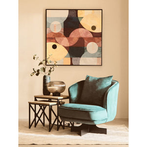 Troyes Grey Three Seat Right Chaise Sofa
