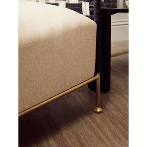 Satna Jute Black and White Design Chair