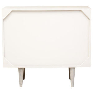 Satna Jute Black And White Design Mango Wood Sideboard