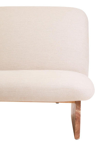Parova Linen Armless Chair