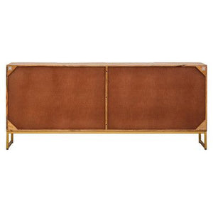 Teora Mango Wood Paper Rope Detail Four Door Sideboard