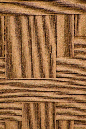 Teora Natural Mango Wood 4 Door Sideboard with Rope Detail – side view 2
