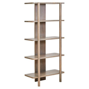 Torello 5 Tier Grey Mango Wood Shelf Unit