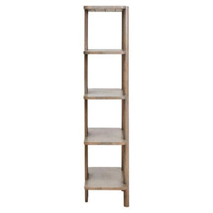 Torello 5 Tier Grey Mango Wood Shelf Unit