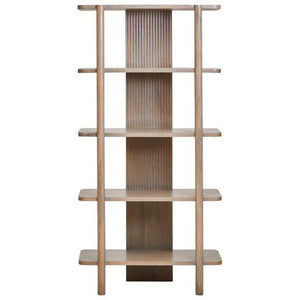 Torello 5 Tier Grey Mango Wood Shelf Unit