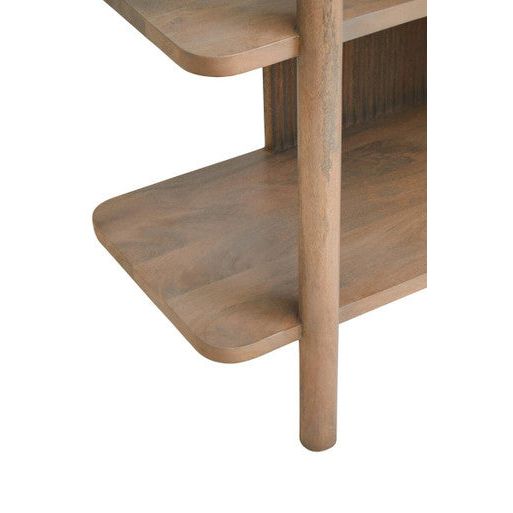 Torello 5 Tier Grey Mango Wood Shelf Unit