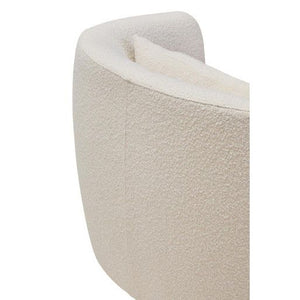 Bruge Textured Cream Curved Chair
